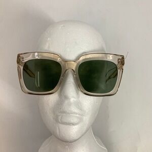 RAEN Vine Sunglasses‎ Square Frames Ginger Clear Tinted Lens Womens